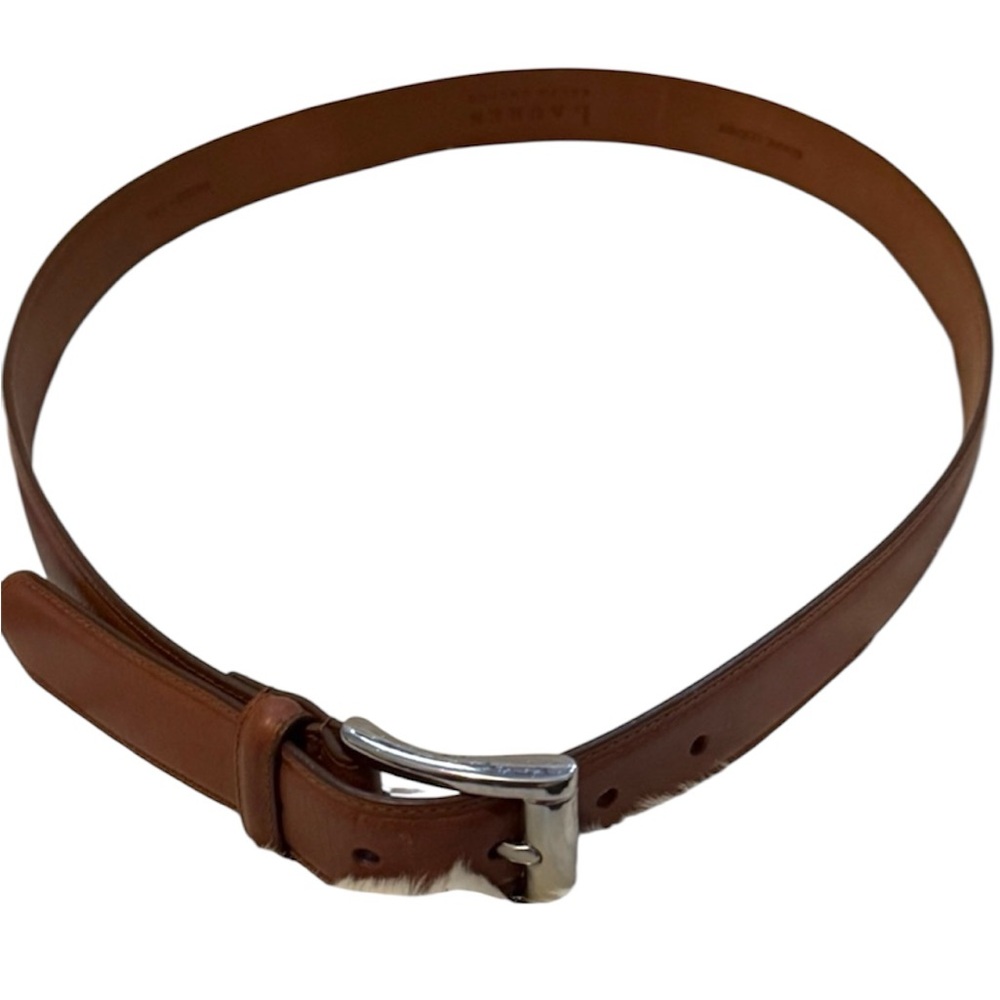 Lauren Ralph Lauren Tan Leather Belt 38